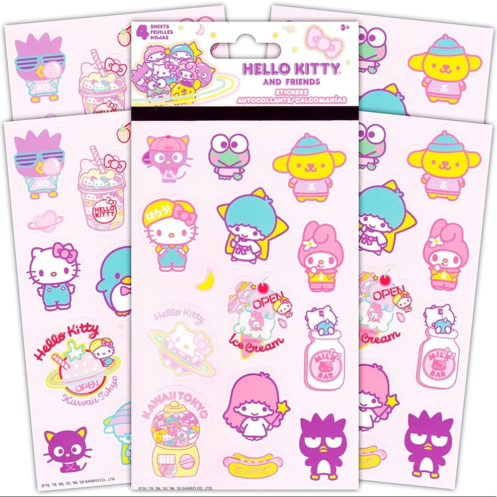 2 Packs Of Sanrio Stickers!